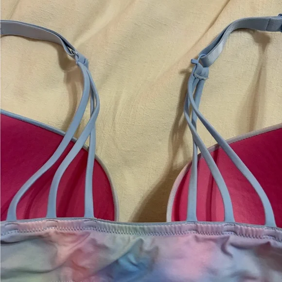 PINK VS Wear Everywhere Push Up Bra 36DD Pastel Tie-Dye - Picture 7 of 8